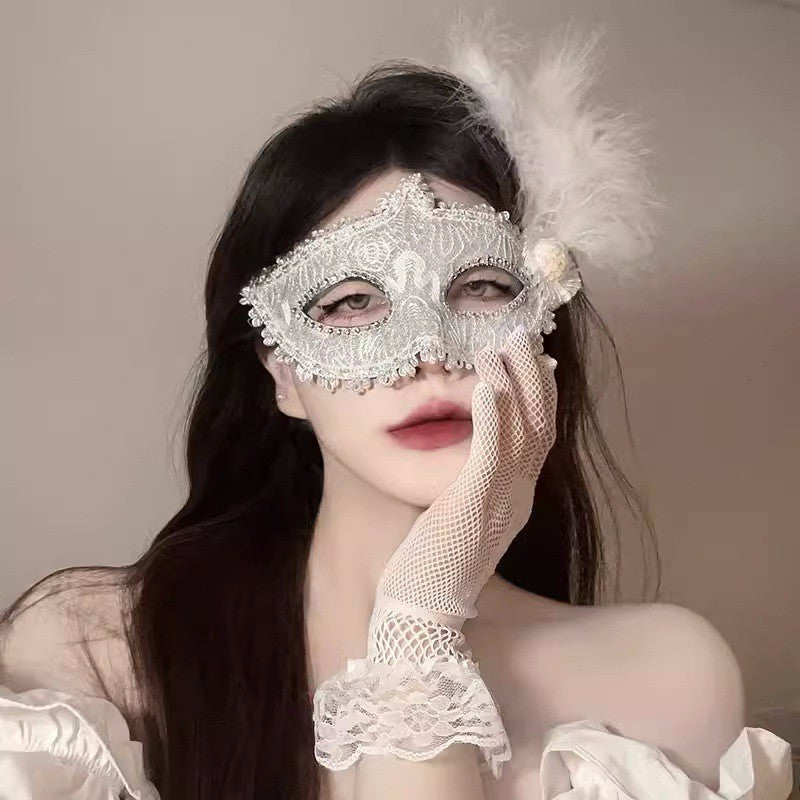 Halloween Second Dimension Half Face Mask