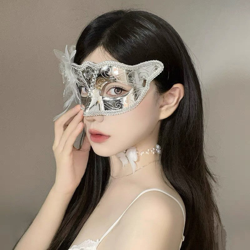 Halloween Second Dimension Half Face Mask