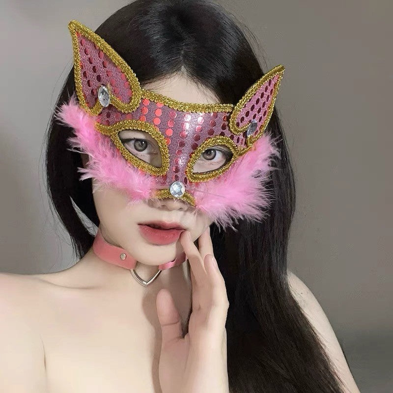 Halloween Second Dimension Half Face Mask