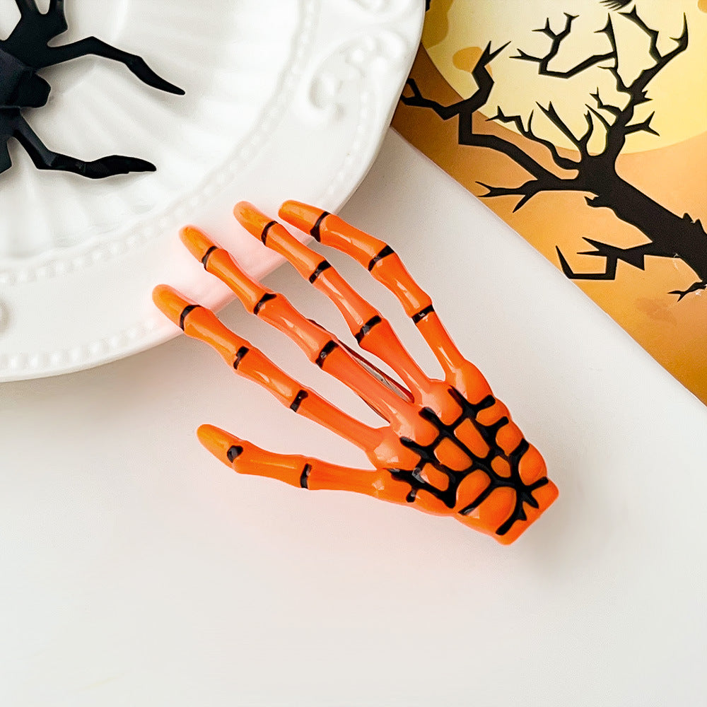 Halloween Skull Harajuku Hand Bone Hairpin