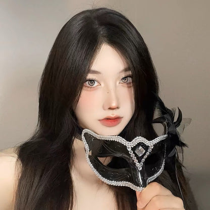 Halloween Second Dimension Half Face Mask