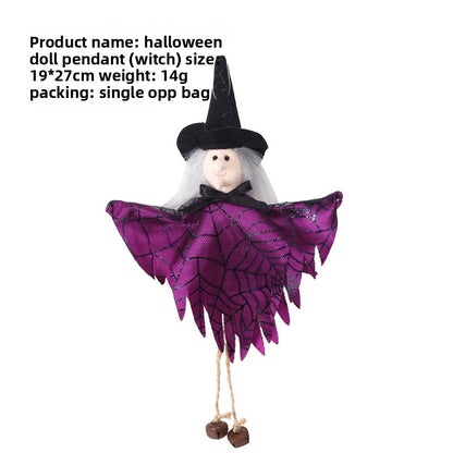 Ghost Festival Pumpkin Ghost Witch Doll