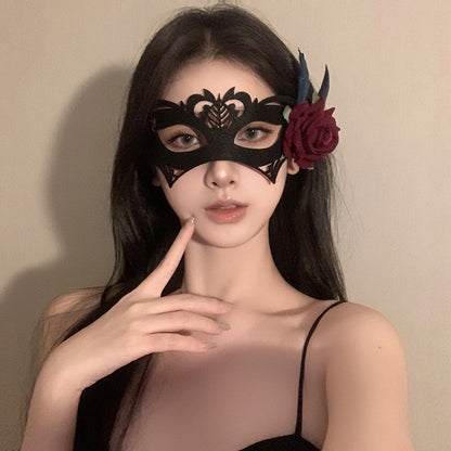 Halloween Second Dimension Half Face Mask