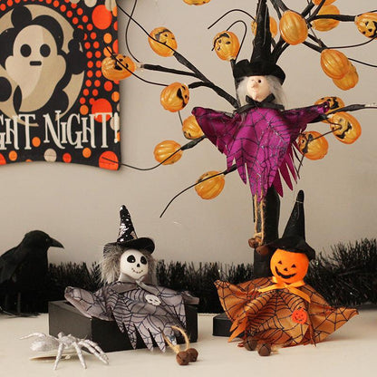 Ghost Festival Pumpkin Ghost Witch Doll
