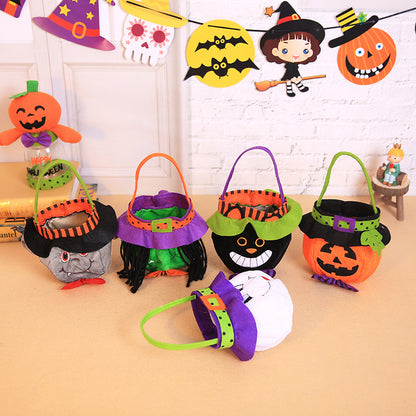 Halloween Decorations Witch Pumpkin Tote Bag