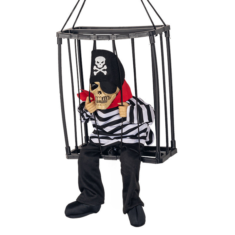 Halloween Hanging Cage Ghost