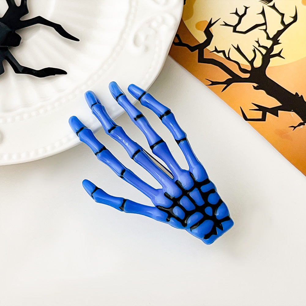 Halloween Skull Harajuku Hand Bone Hairpin