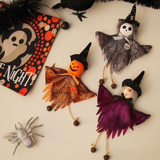 Ghost Festival Pumpkin Ghost Witch Doll