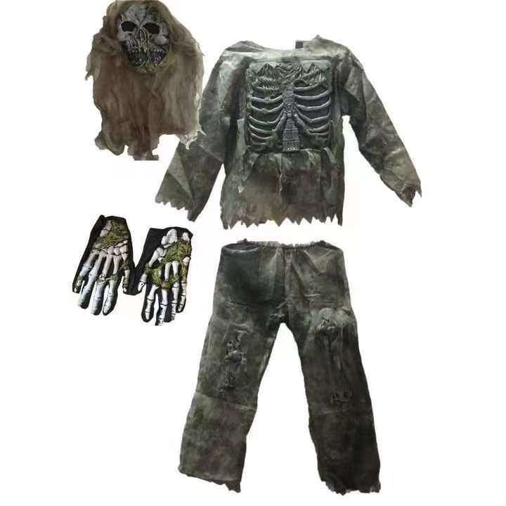 Rough Green Skeleton General Suit