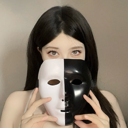 Halloween Second Dimension Half Face Mask