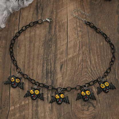 Halloween Pumpkin Charm Necklace