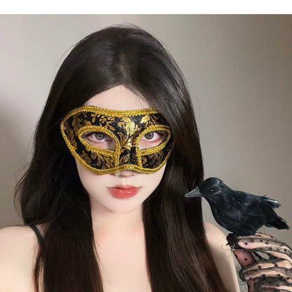 Halloween Second Dimension Half Face Mask