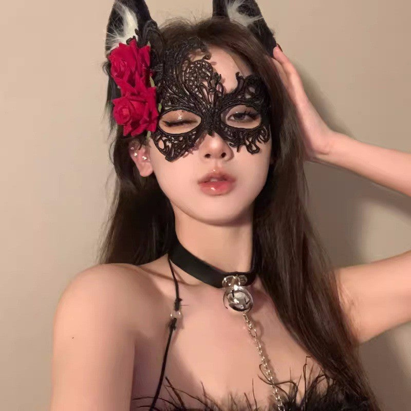 Halloween Second Dimension Half Face Mask