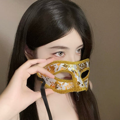 Halloween Second Dimension Half Face Mask