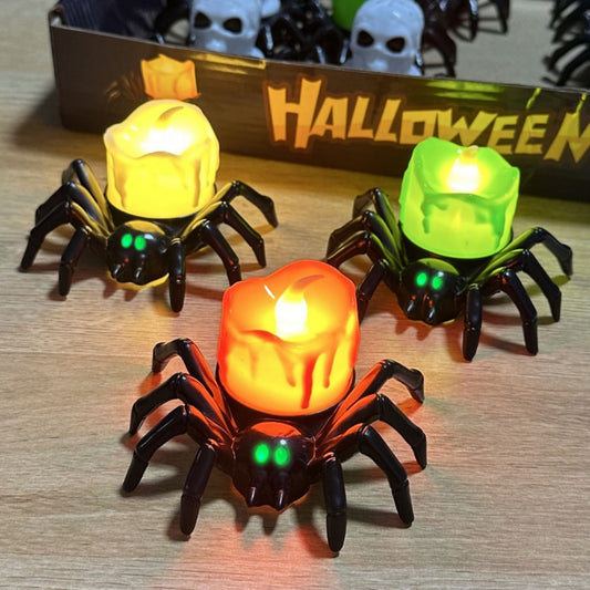 Halloween Weird Spider Candle Lamp