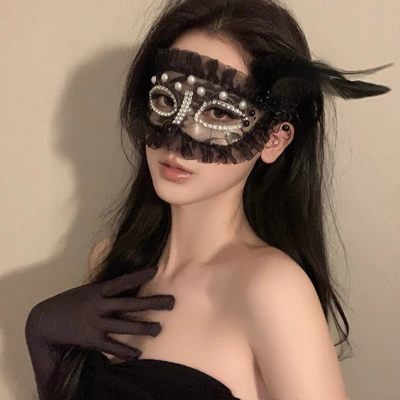 Halloween Second Dimension Half Face Mask