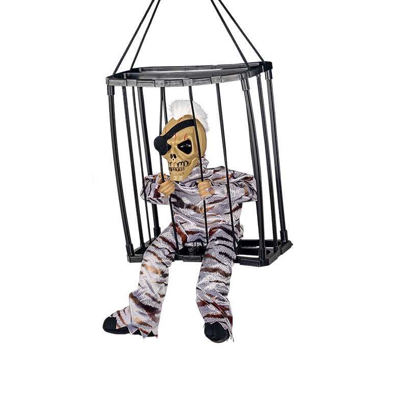 Halloween Hanging Cage Ghost