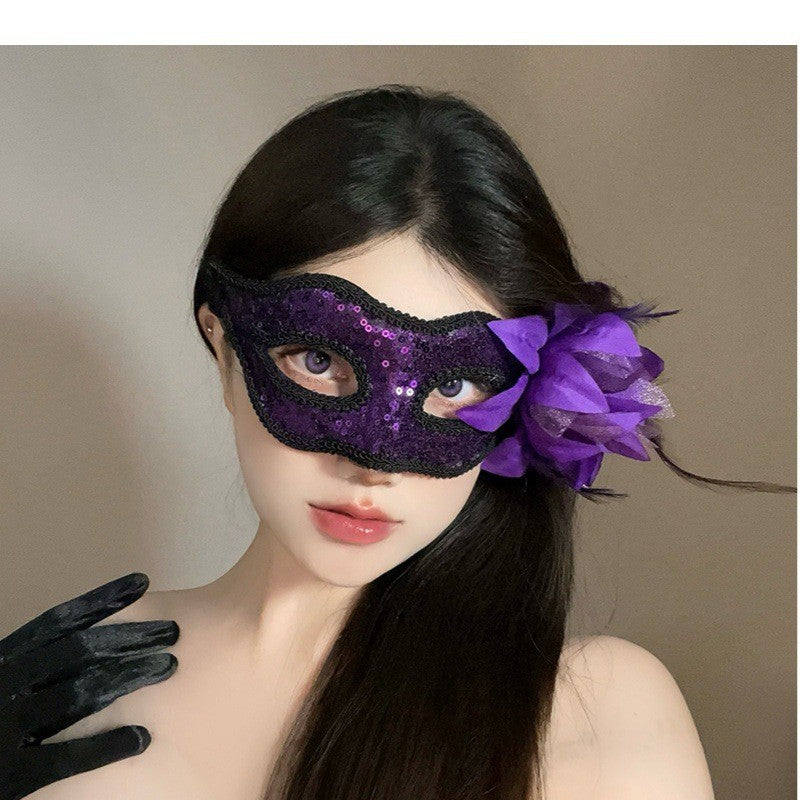 Halloween Second Dimension Half Face Mask