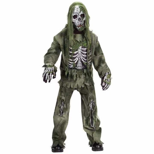 Rough Green Skeleton General Suit
