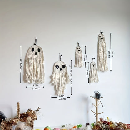 Halloween Ghost Cotton Rope Pendant