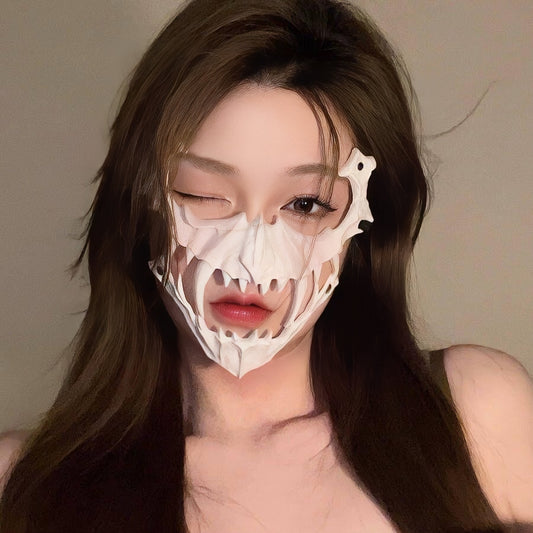 Halloween Second Dimension Half Face Mask