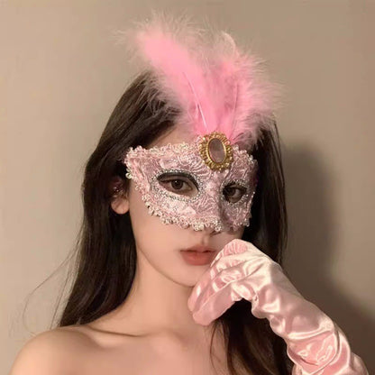 Halloween Second Dimension Half Face Mask