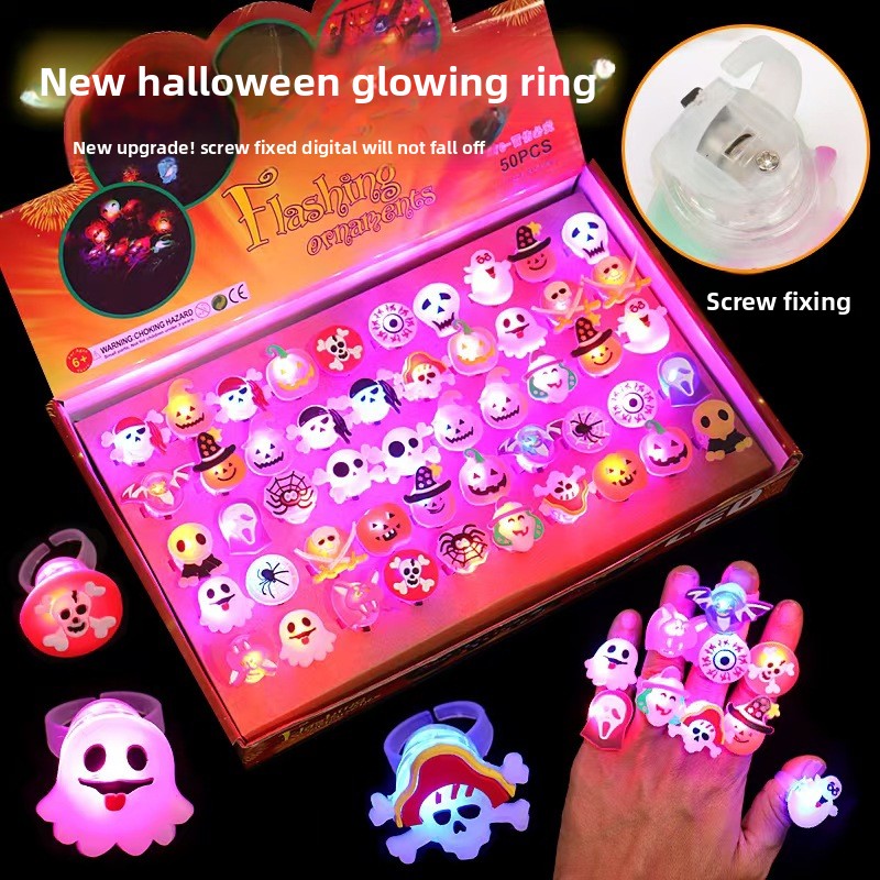 Halloween Luminous Scary Ring/Necklace