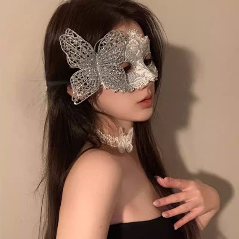 Halloween Second Dimension Half Face Mask