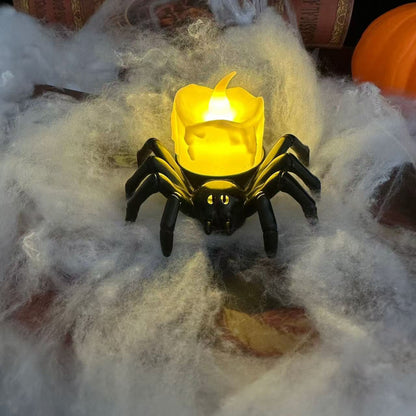Halloween Weird Spider Candle Lamp