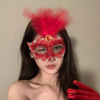 Halloween Second Dimension Half Face Mask