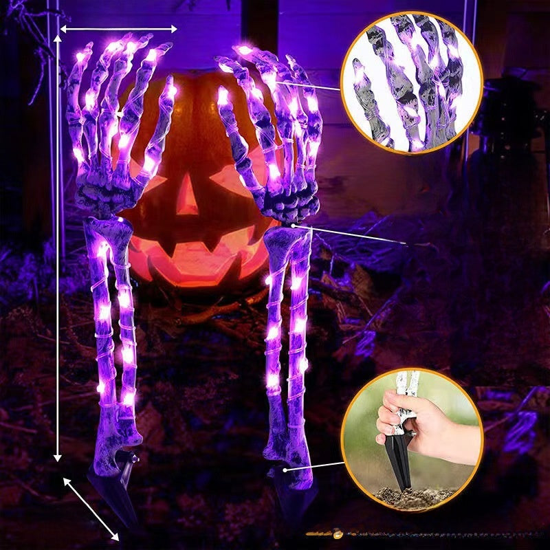 LED Halloween Skeleton Hand Ground Light