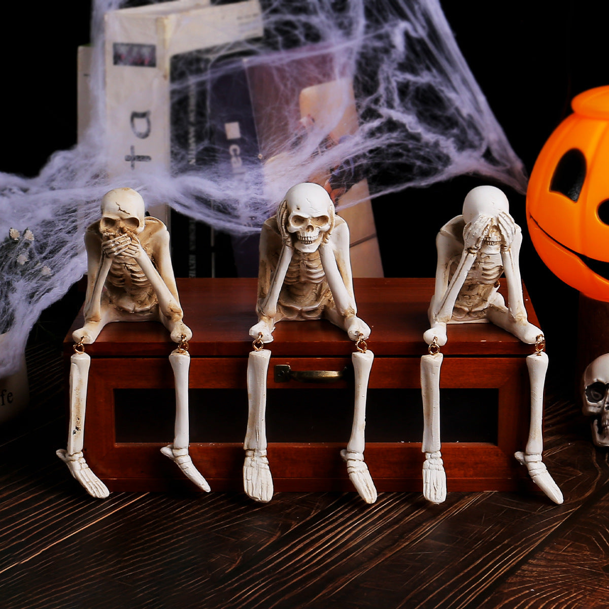 Halloween Resin Skull Decorations