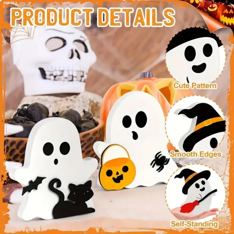 Halloween Three Little Ghosts Desktop Ornaments