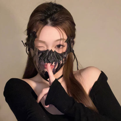 Halloween Second Dimension Half Face Mask