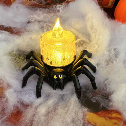 Halloween Weird Spider Candle Lamp