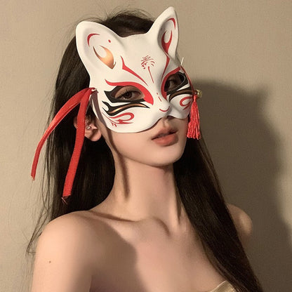 Halloween Second Dimension Half Face Mask