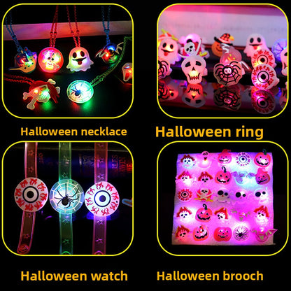 Halloween Luminous Scary Ring/Necklace