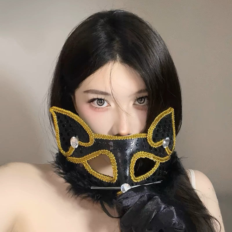 Halloween Second Dimension Half Face Mask