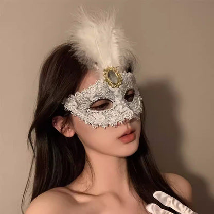 Halloween Second Dimension Half Face Mask