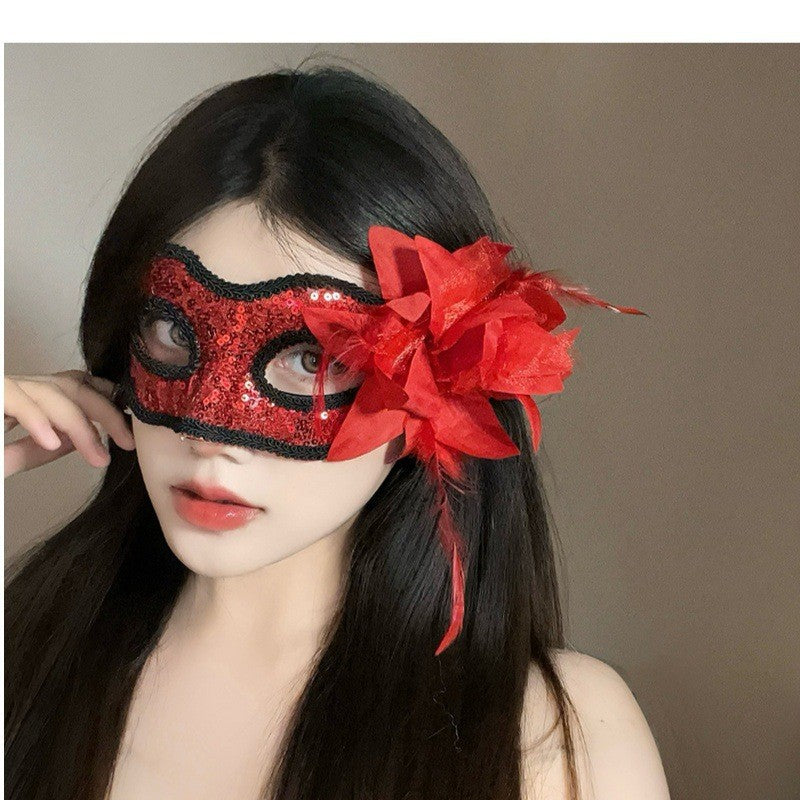 Halloween Second Dimension Half Face Mask
