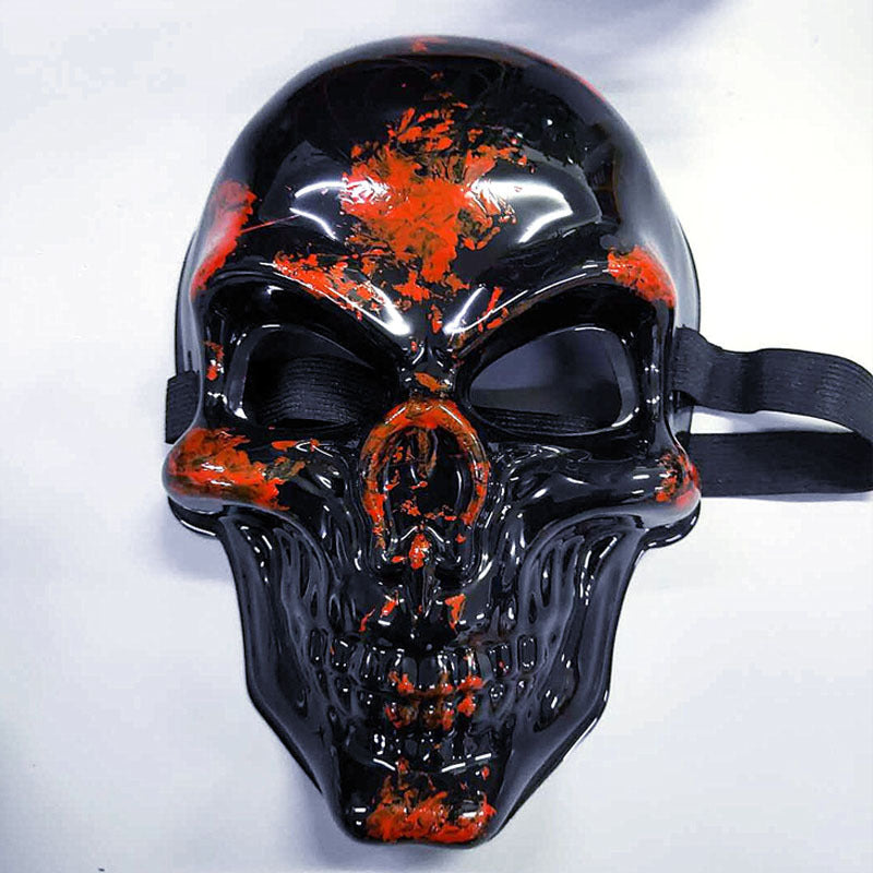 Light-Up White Skull Mask