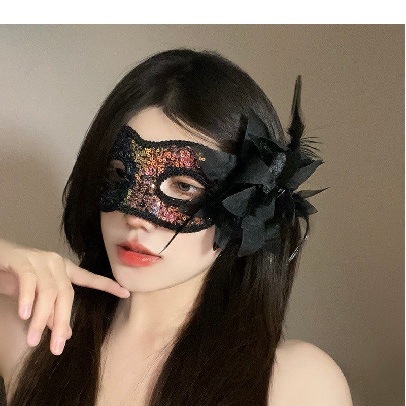 Halloween Second Dimension Half Face Mask