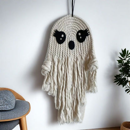 Halloween Ghost Cotton Rope Pendant