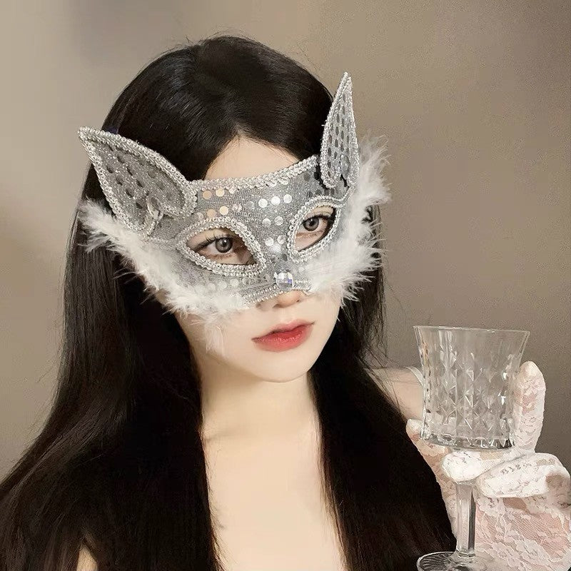 Halloween Second Dimension Half Face Mask