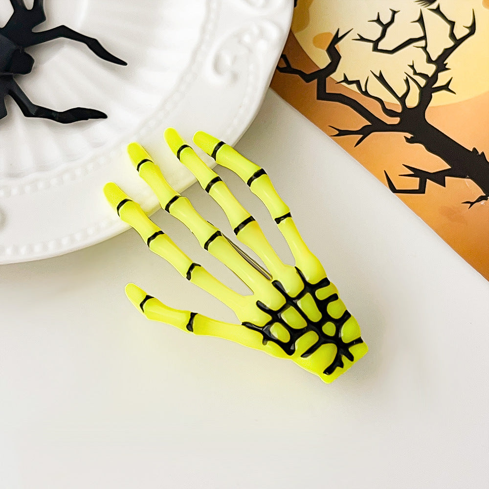 Halloween Skull Harajuku Hand Bone Hairpin