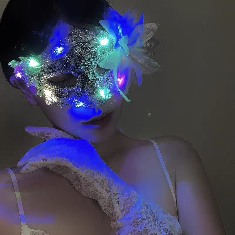 Halloween Second Dimension Half Face Mask