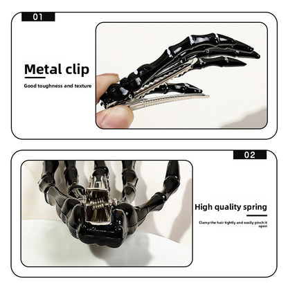 Halloween Skull Harajuku Hand Bone Hairpin