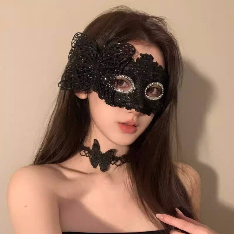Halloween Second Dimension Half Face Mask