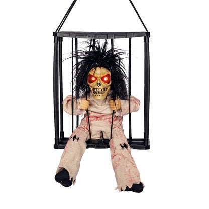 Halloween Hanging Cage Ghost