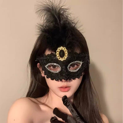 Halloween Second Dimension Half Face Mask